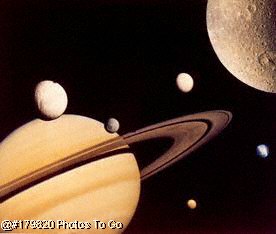 Saturn & Her Moons
